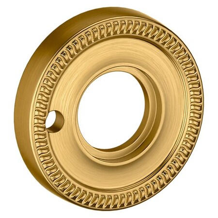 Baldwin Privacy Pair Rosettes Lifetime Satin Brass 5156.044